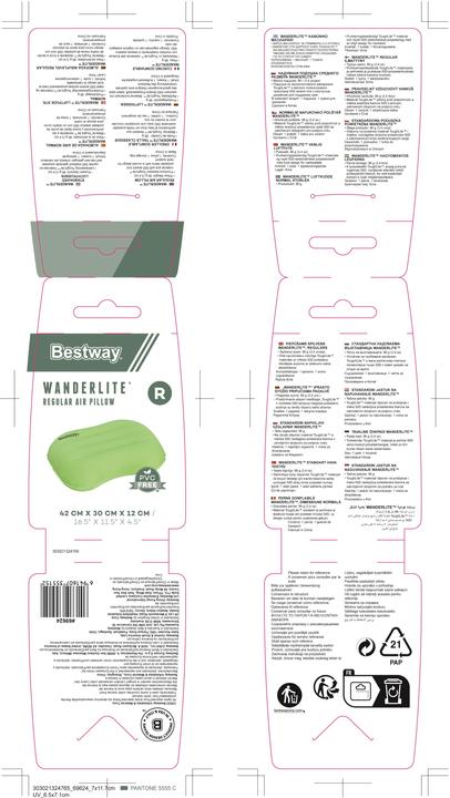 Produktbild Bestway Luftkissen Wanderlite™ 42 x 30 x 12 cm