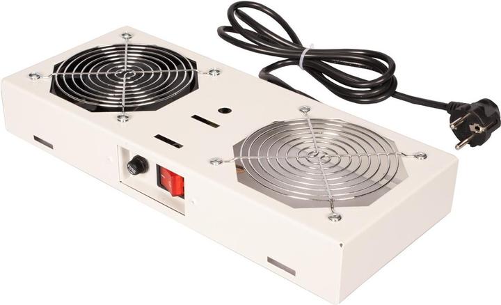 Produktbild Roline fan unit 1 fan for 19-inch wall-mounted enclosures grey