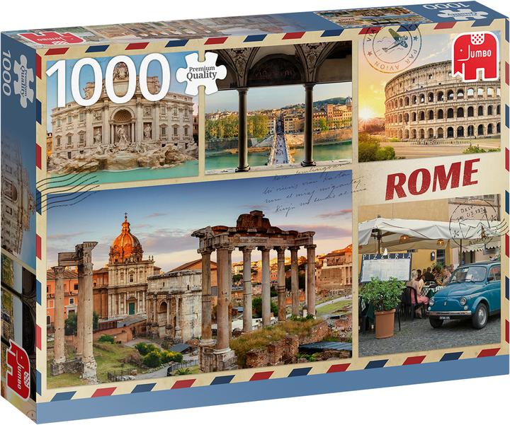Actual product image Jumbo Premium Collection Greetings from Rome - 1000 pieces (1000 pieces)