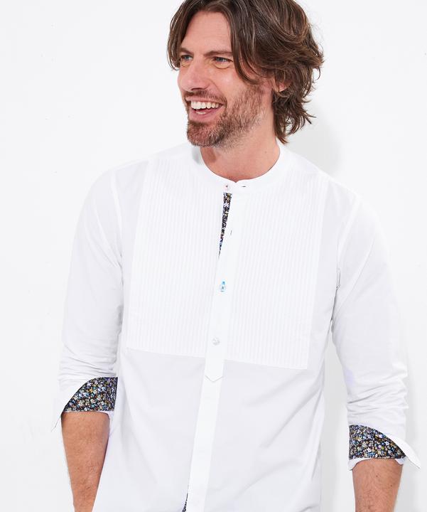 Actual product image Joe Browns Pintuck Grandad Collar Long Sleeve Shirt (S)