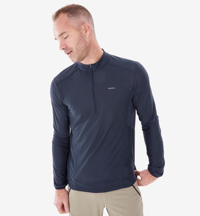 Quechua T-shirt de randonnée homme manches longues randonnée en montagne - MH500 (3XL)