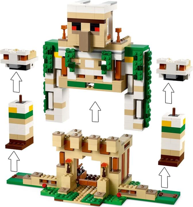 Immagine prodotto LEGO 21250 La Fortezza del Golem di Ferro (21250, LEGO Minecraft)