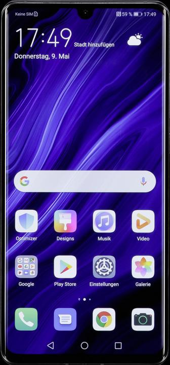 Actual product image Huawei P30 Pro (EU) (256 GB, Black, 6.47", Hybrid Dual SIM, 40 Mpx, 4G)