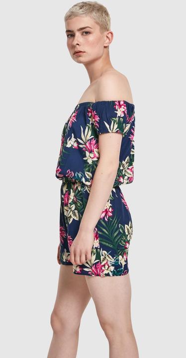Actual product image Urban Classics Ladies AOP Off Shoulder Short Jumpsuit (5XL)