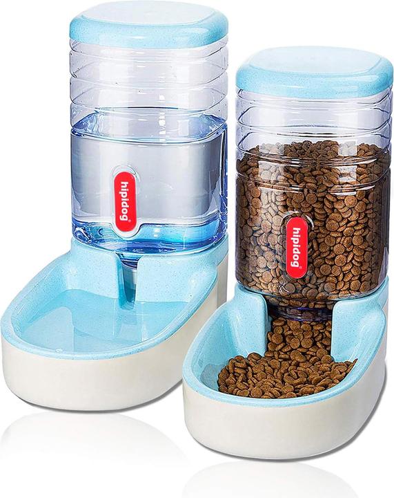 Image du produit Hipidog Distributeur de nourriture et d'eau, bleu (3.80 l)