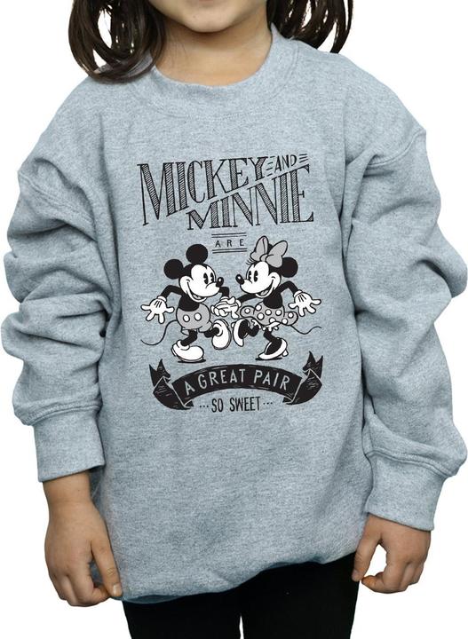 Produktbild Disney Mickey And Minnie Mouse Great Pair Sweatshirt Mädchen (140, 146)