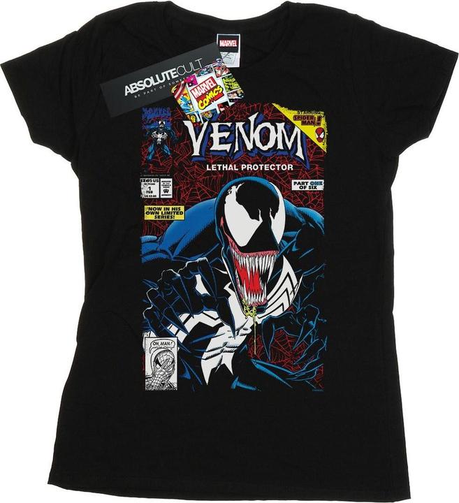 Actual product image Womens/Ladies Venom Lethal Protector Cotton T-Shirt (XL)