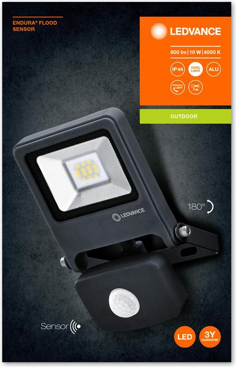 Actual product image Ledvance Endura Flood Sensor (800 lm, IP44)