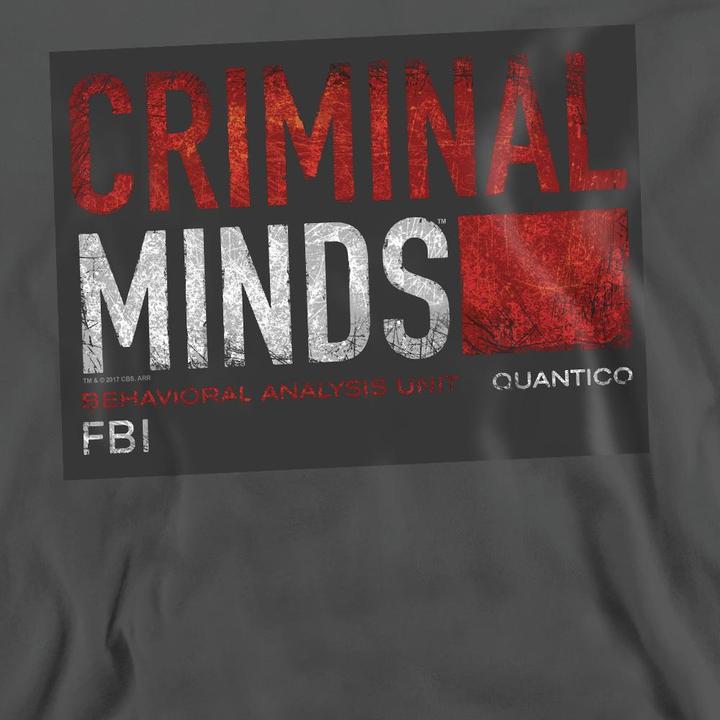 Actual product image Criminal Minds Unisex Adult Title Card Sweatshirt (XL)
