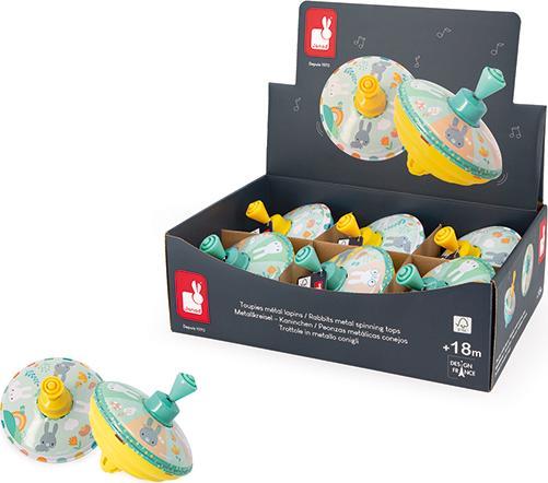 Image du produit Janod Pure Toupies Metal Lapins