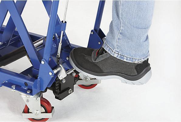 Actual product image kaiserkraft Lifting platform trolley with folding bracket (150 kg)