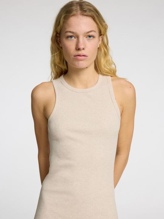 Actual product image Selected Femme Rippmuster Baumwoll Maxikleid (S)