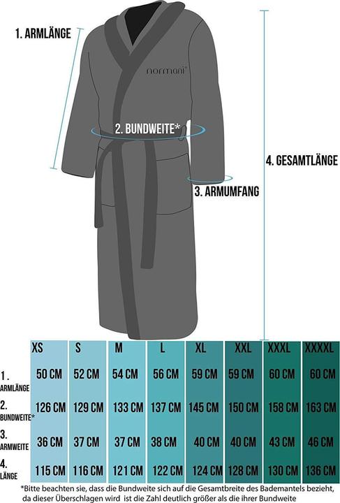 Actual product image Normani Bathrobe Lean (M)