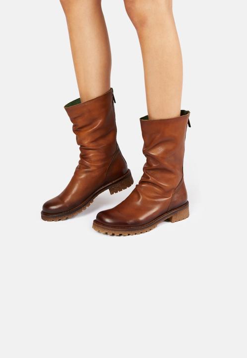 Actual product image Felmini CASTER D609, the boot with zip fastening at the back, is made of smooth leather with a (36)