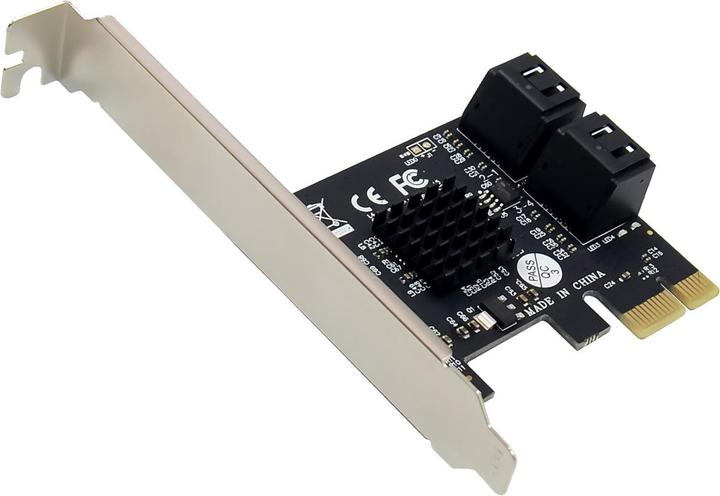 Actual product image InLine Interface card, 4x SATA 6Gb/s, with 4x SATA, PCIe 2.0 (PCI-Express)