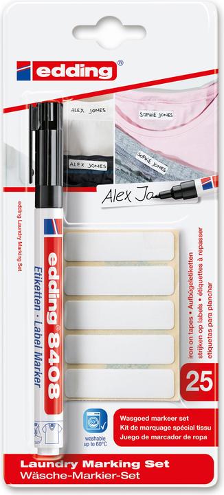 Image du produit Edding Marqueur pour le linge 8408 (Noir, 0.75 mm, 1 x)