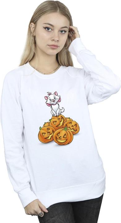 Actual product image Disney Womens/Ladies Marie Pumpkin Halloween Sweatshirt (4XL)