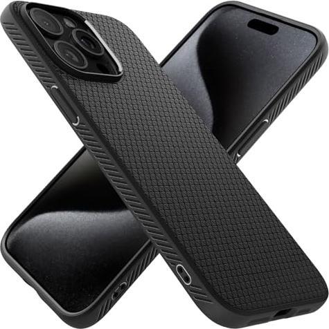 Productafbeelding Spigen Liquid Air iPhone 15 Pro 6,1" czarny/matzwart (Apple iPhone 15 Pro)
