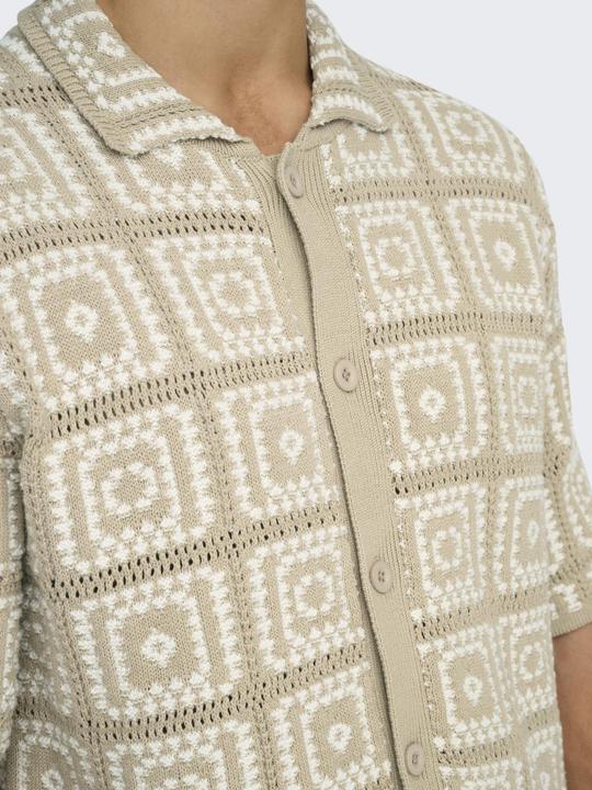 Actual product image Only & Sons ONSBART Gestricktes Polo-Hemd Polo (L)