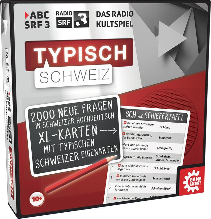 Produktbild Game Factory ABC SRF 3 Typisch Schweiz (Deutsch, Schweizerdeutsch)