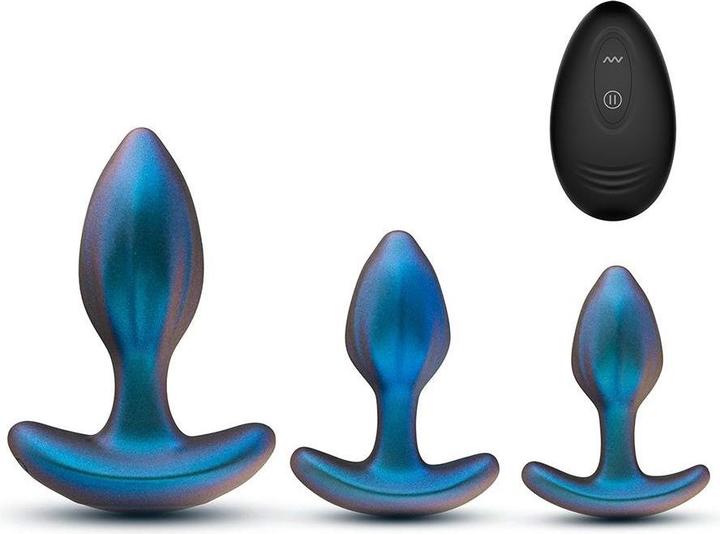 Produktbild Blush Anal Adventures Matrix - Cosmos Plug Vibrating Anal Training Kit with Wireless Remote - 10 Vib