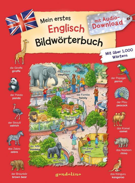 Produktbild Mein erstes Englisch Bildwörterbuch mit Audio-Download (Deutsch, Joachim Krause, gondolino Bildwörter- und Übungsbücher, 2022)