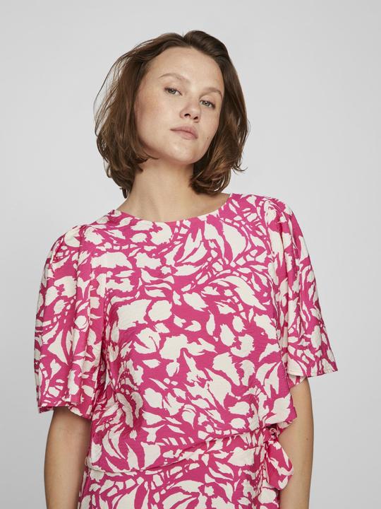 Actual product image Vila Round neck top with short sleeves (34)