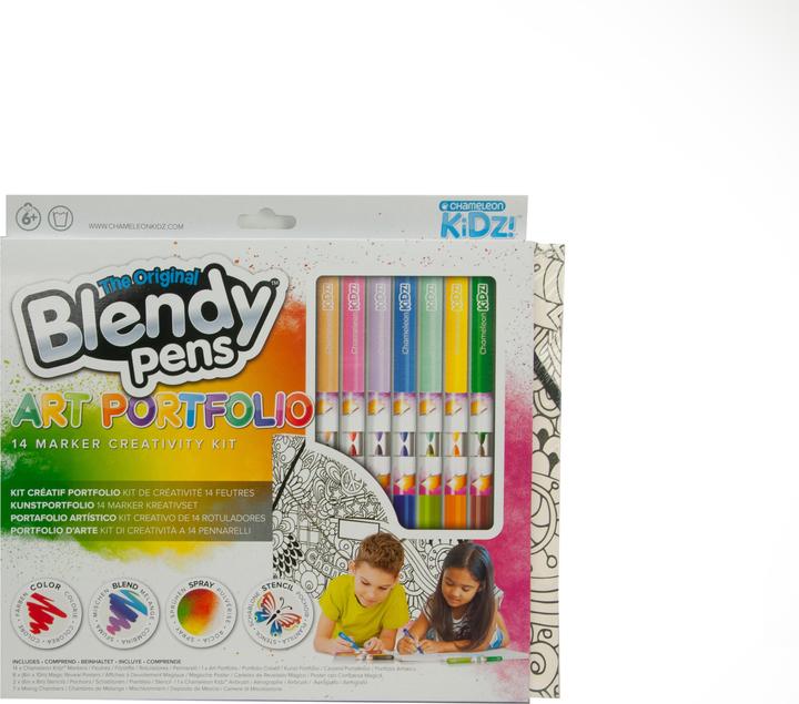 Actual product image Chameleon Blendypens Art Portfolio 14 Color Kit (Multicolor, 14 x)