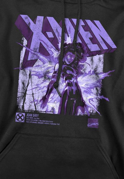 Actual product image Mens X-Men Jean Grey Infographic Hoodie (L)