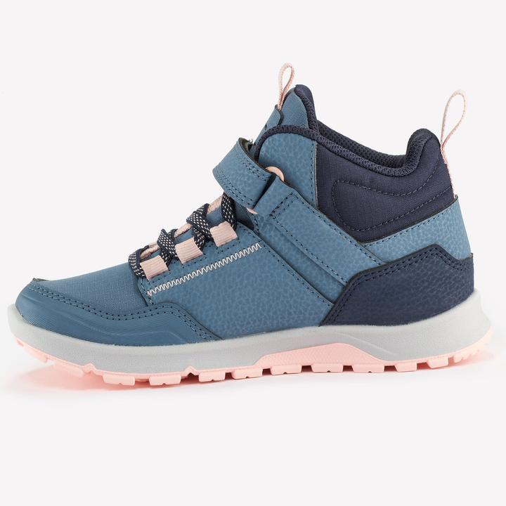 Image du produit Quechua Chaussures de randonnée enfants taille 28-34 mi-hautes à scratch - NH500 bleu (29)