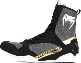 Actual product image Venum Boxing Shoes Boxing Boots / Elite / Black-White-Gold / EU 44 (44)