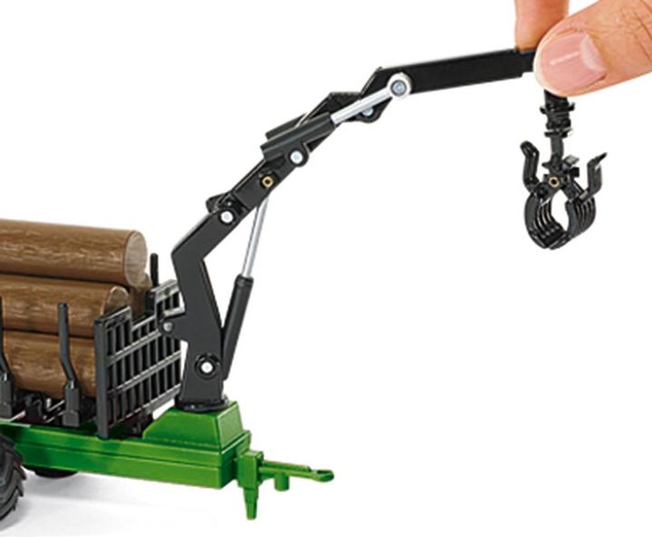 Image du produit Siku Tracteur avec remorque forestière
