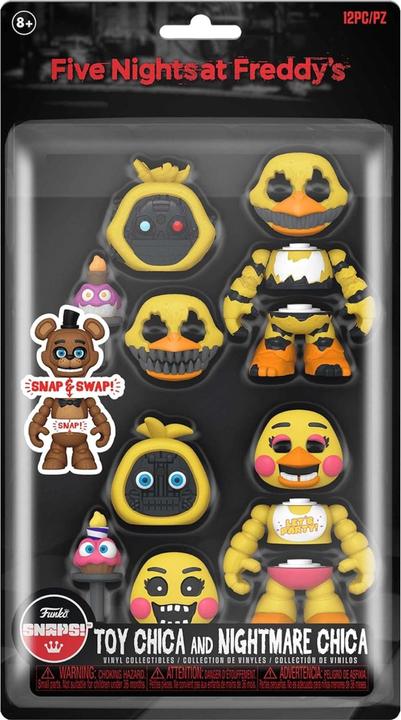Image du produit Funko Five Nights at Freddy's figurines Snap Nightmare Chica & Toy Chica 9 cm
