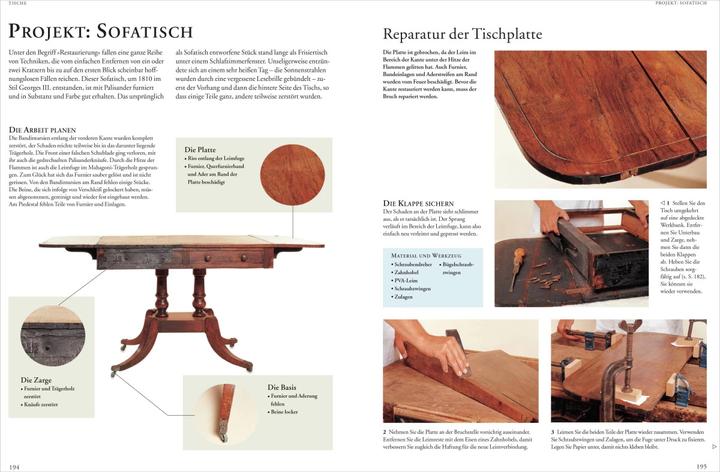 Image du produit Das grosse Handbuch der Möbelrestaurierung. Selbst restaurieren, reparieren, aufarbeiten, pflegen – (Allemand, William Cook, 2021)