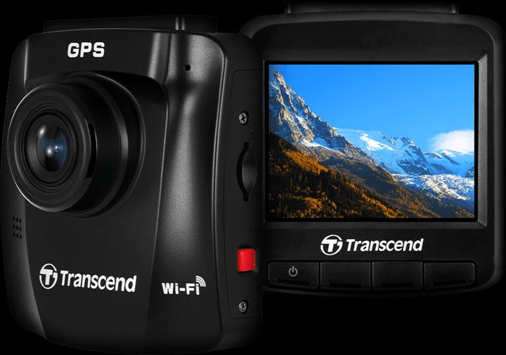 Immagine prodotto Transcend DrivePro 250 incl. 32GB microSDHC TLC (WiFi, Display integrato, Bluetooth, Accumulatore di carica elettrica, Ricevitore GPS, Full HD)