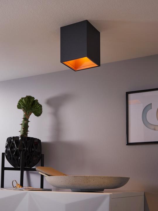 Image du produit EGLO Plafonnier POLASSO noir,cuivre (340 lm)