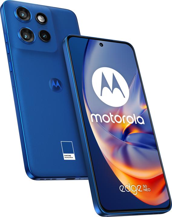 Produktbild Motorola Edge 50 Neo (512 GB, Nautical Blue, 6.40", SIM + eSIM, 50 Mpx, 5G)