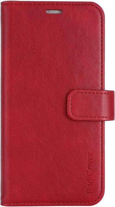Immagine prodotto Radicover Portafoglio antiradiazioni in pelle vegana iPhone 14 Flipcover Rosso (Apple iPhone 14)