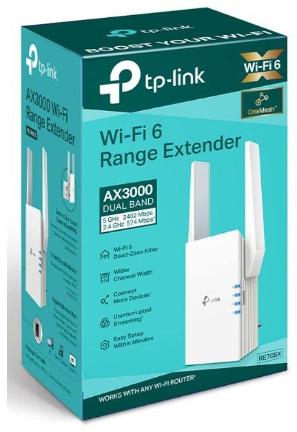Actual product image TP-Link RE705X - Wi-Fi 6 range extender (2402 Mbit/s, 574 Mbit/s)