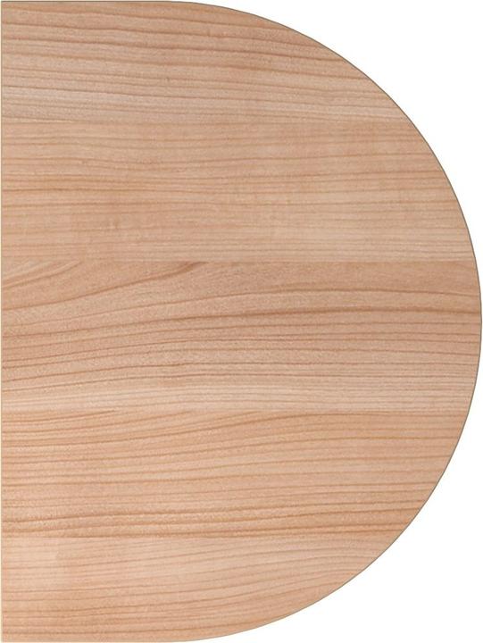 Produktbild MC Anbau-Element Halbrund für MyTable XB Schreibtisch mit Tischgestell Silber
