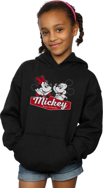 Actual product image Disney Girls Mickie And Minnie 90 Years Hoodie (116)