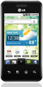 LG E720 Optimus Chic - Black (150 GB, 3.20", 5 Mpx, 3G)