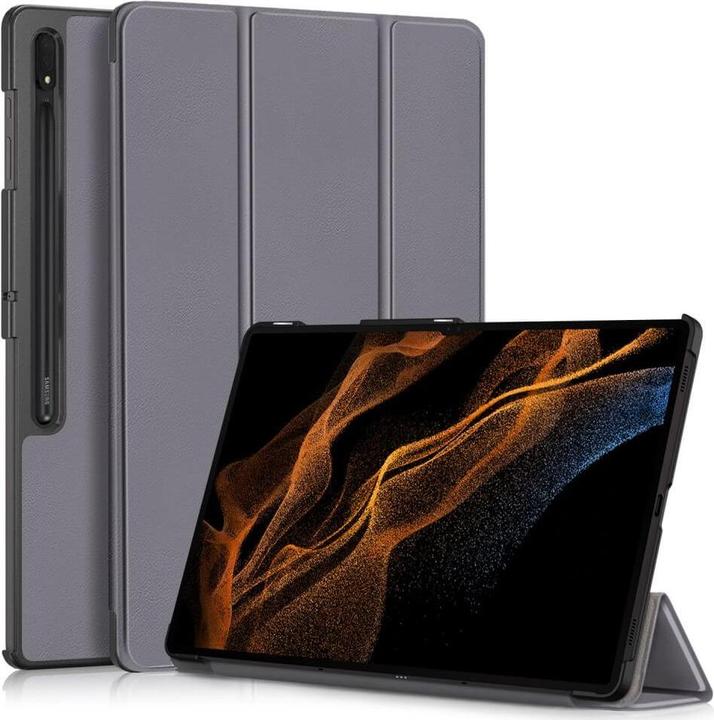 Cover-Discount Galaxy Tab S9 Ultra - Tri-fold Smart Case grau (Galaxy Tab S9 Ultra)