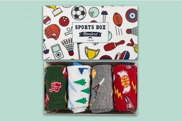 Actual product image Moustard Sports Box (pack of 4, 41 - 47)