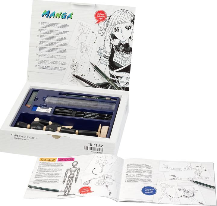 Image du produit Faber-Castell Set de départ Manga (Noir, 19 x)