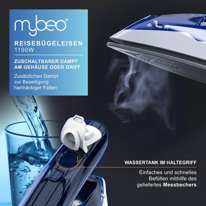 Image du produit Mybeo Fers à repasser de voyage (1100 W)