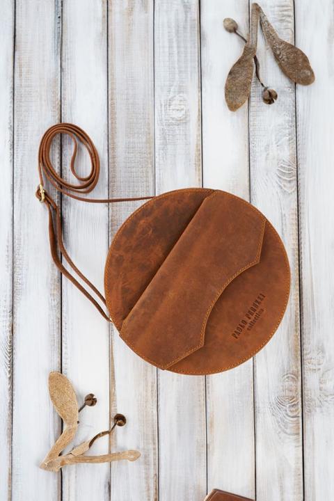 Galanter Naturledertasche model