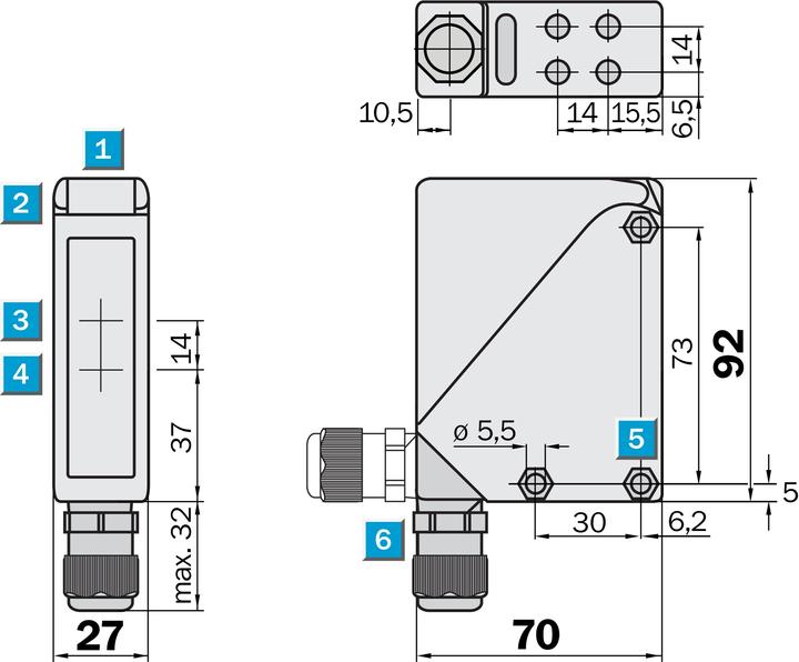 Produktbild Sick WL34-V240 WL34-V240 REFLEXIONS-LICHTSCH. (1019244.0) (22000 m)