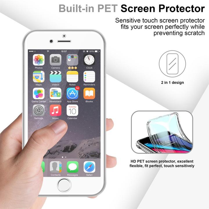 Productafbeelding Cadorabo TPU 360 graden hoesje (Apple iPhone 6 Plus)