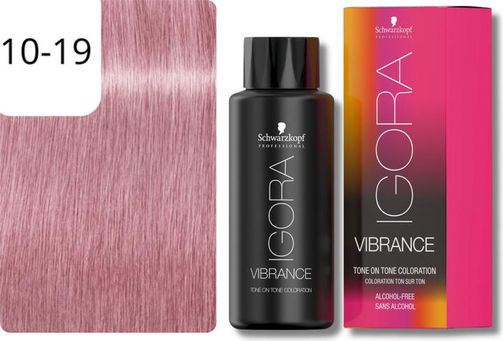 Actual product image Schwarzkopf Professional IGORA VIBRANCE Tone On Tone Colouration (10-19 Cendre violets)